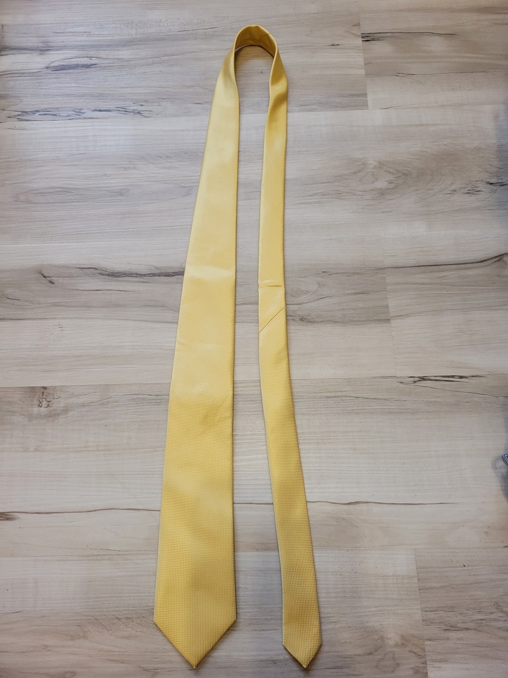Haggar Bright Yellow Textured Men's Tie
